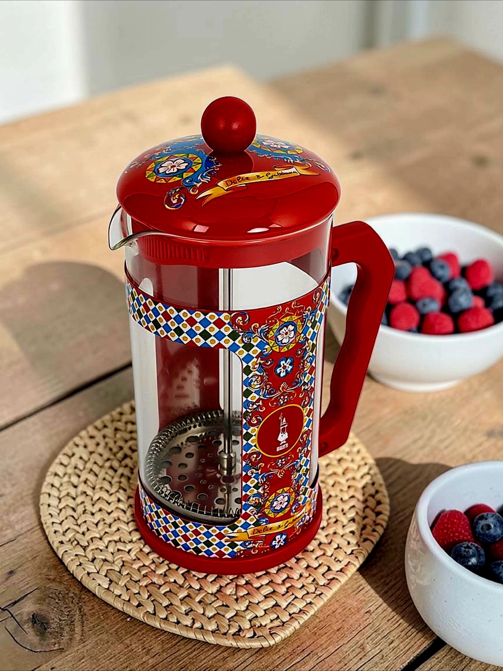 NEW Dolce & Gabbana Luxury Collectible Piece Bialetti French Press Coffee Maker